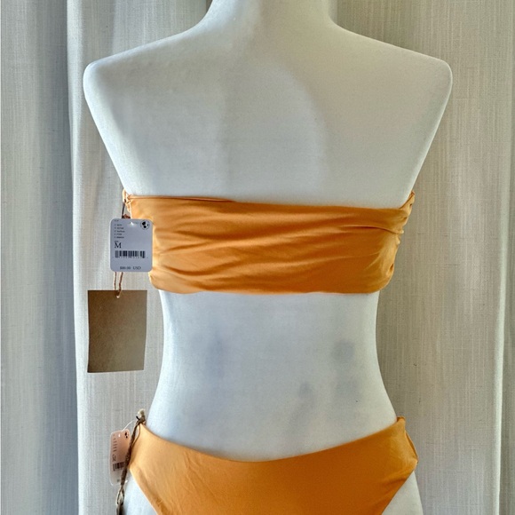 Brand New Stone Fox Swim x Free People Tie Front Bikini Set - Picture 3 of 6